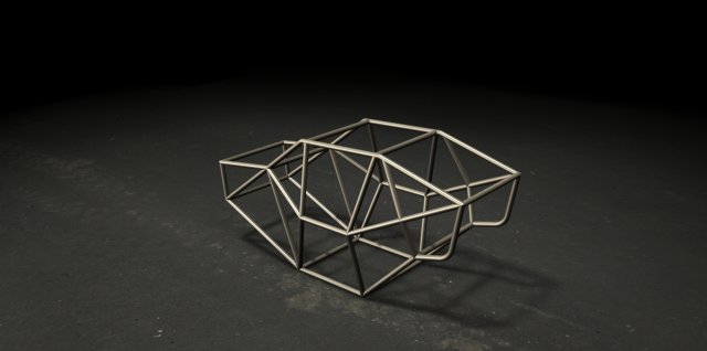 tubular chassis baggi Model 3D .c4d .max .obj .3ds .fbx .stl .blend 