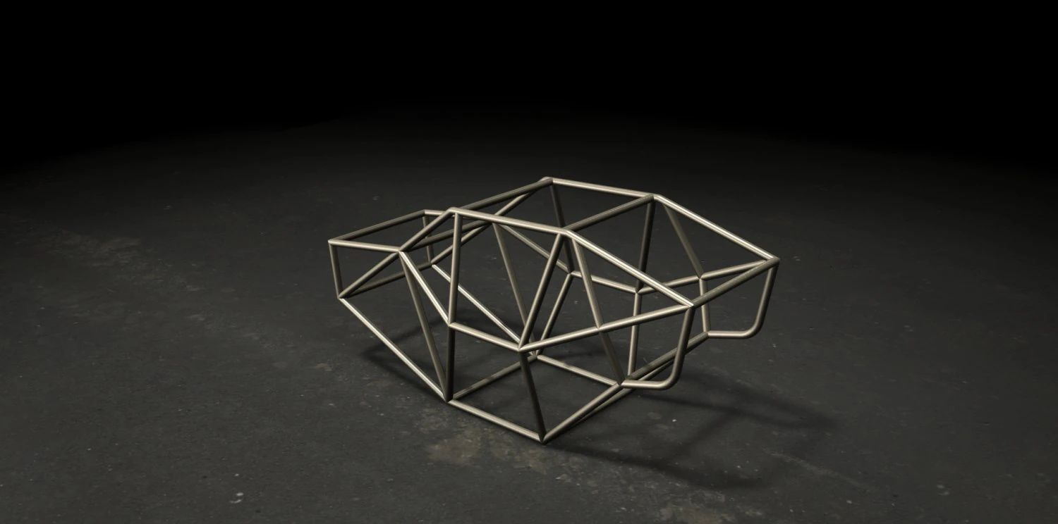 tubular chassis baggi 3D Model .c4d .max .obj .3ds .fbx .stl .blend 