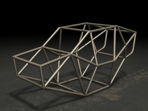 tubular chassis baggi Model 3D