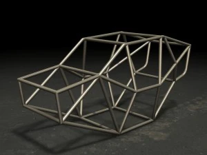 tubular chassis baggi 3D Model