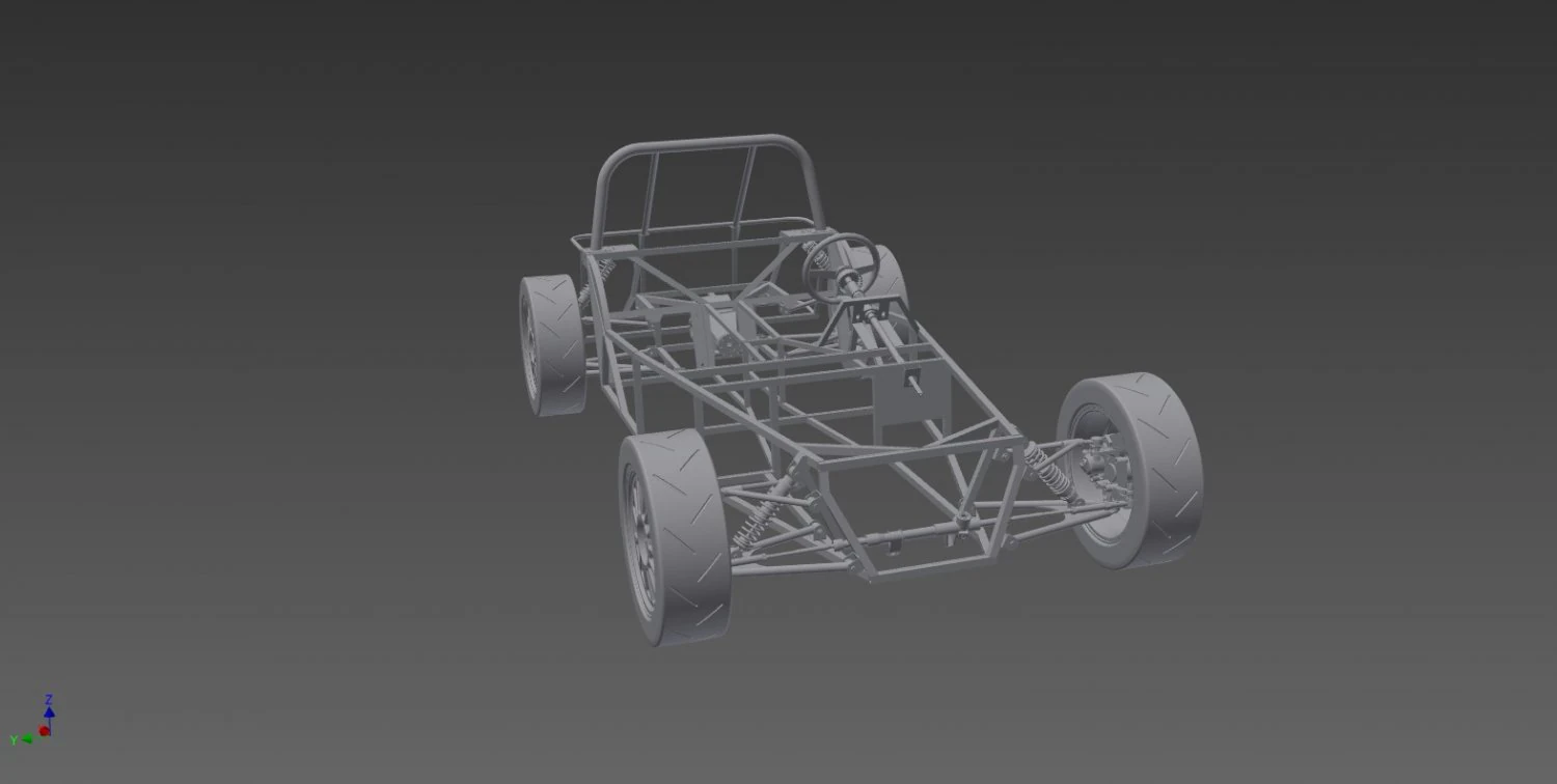 roadster 3D Model .c4d .max .obj .3ds .fbx .stl .blend
