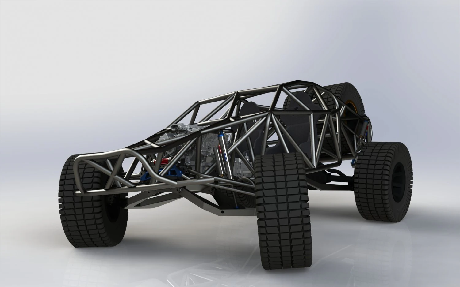 rally fighter killer concept 3D Model .c4d .max .obj .3ds .fbx .stl .blend