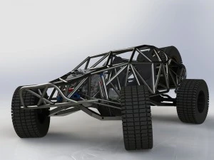 concepto de asesino de luchadores de rally Modelo 3D