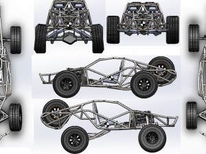 rally fighter killer concept 3D Model
