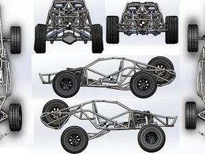 rally fighter killer concept 3D Model