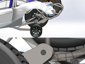 rally fighter killer concept 3D Model