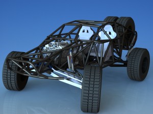 rally fighter killer concept 3D Model