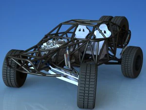 rally fighter killer concept 3D Model