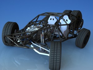 rally fighter killer concept 3D Model