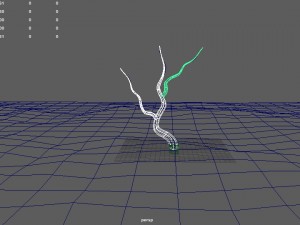 tree growth animition Modello 3D