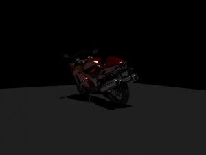 ferrari motorcycle 3D Модель