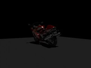 ferrari motorcycle 3D Model
