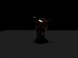ferrari motorcycle 3D Model