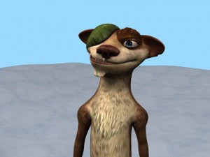 buck ice age 3D Model