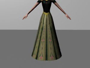 disney anna frozen 3D Model
