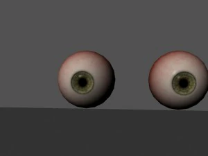 human eye 3D Model