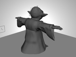 yoda rigged Modèle 3D