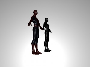 spiderman red and black 3D Model