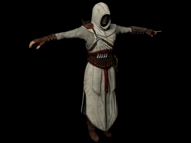 assissans creed altiar 3D Model .c4d .max .obj .3ds .fbx .stl .blend 