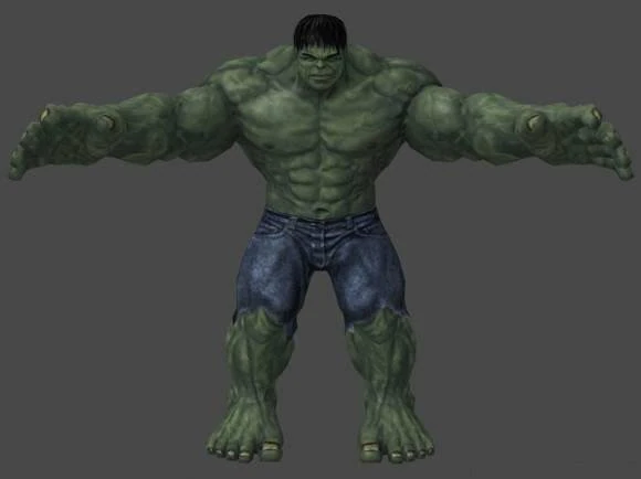 hulk 3D Model .c4d .max .obj .3ds .fbx .stl .blend 