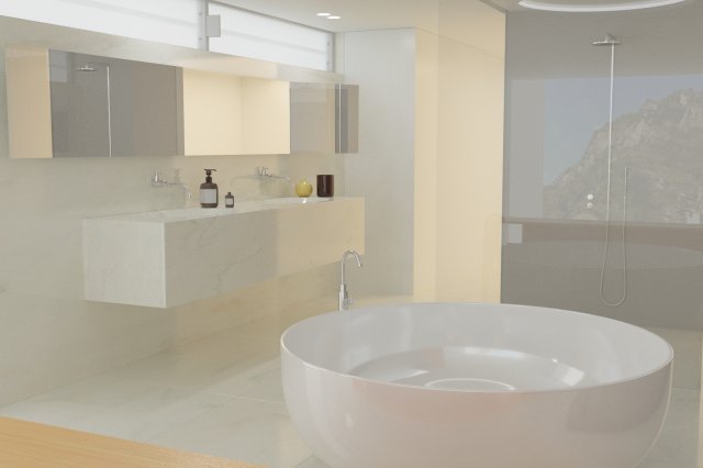 Bathroom Model 3D .c4d .max .obj .3ds .fbx .stl .blend 