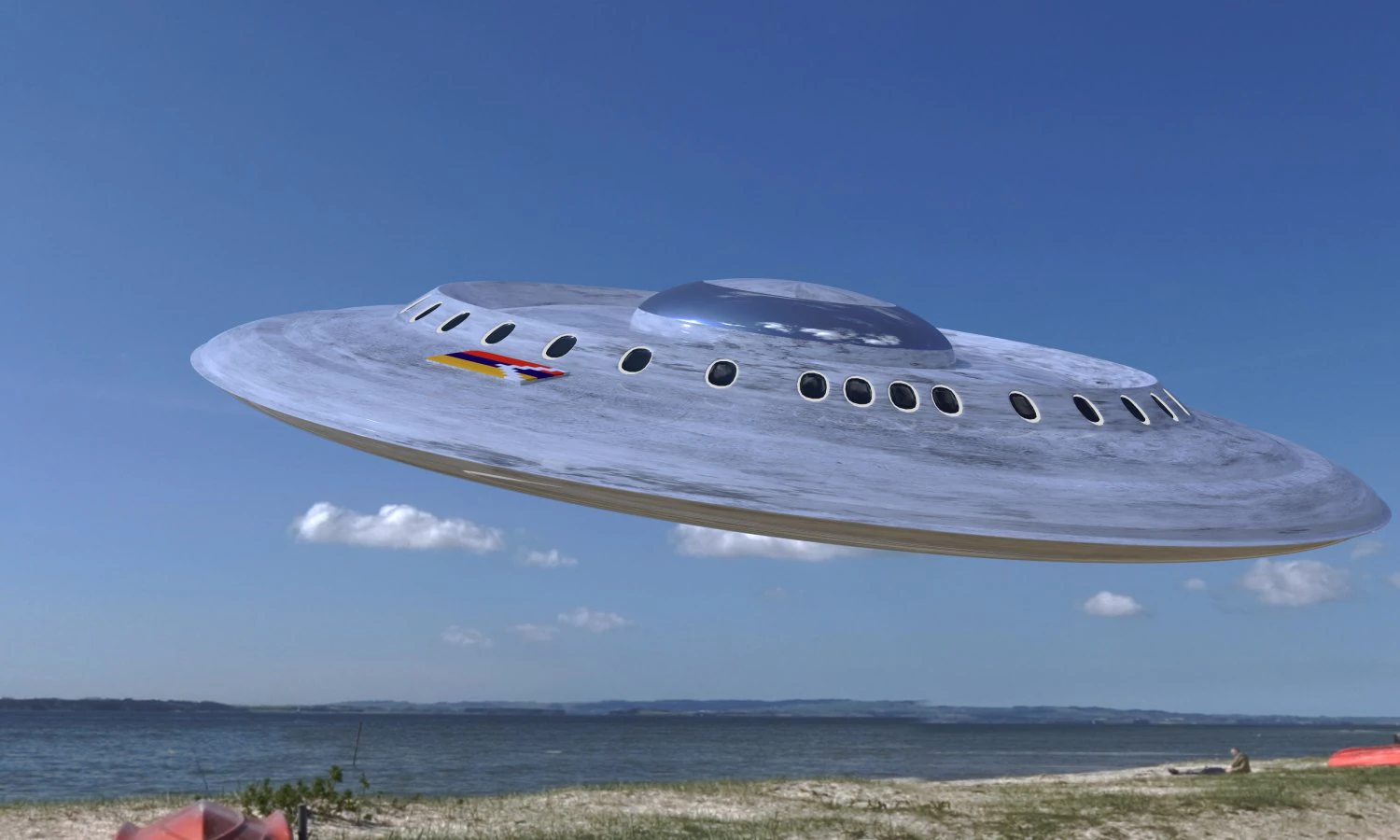 ufo 3D Model .c4d .max .obj .3ds .fbx .stl .blend