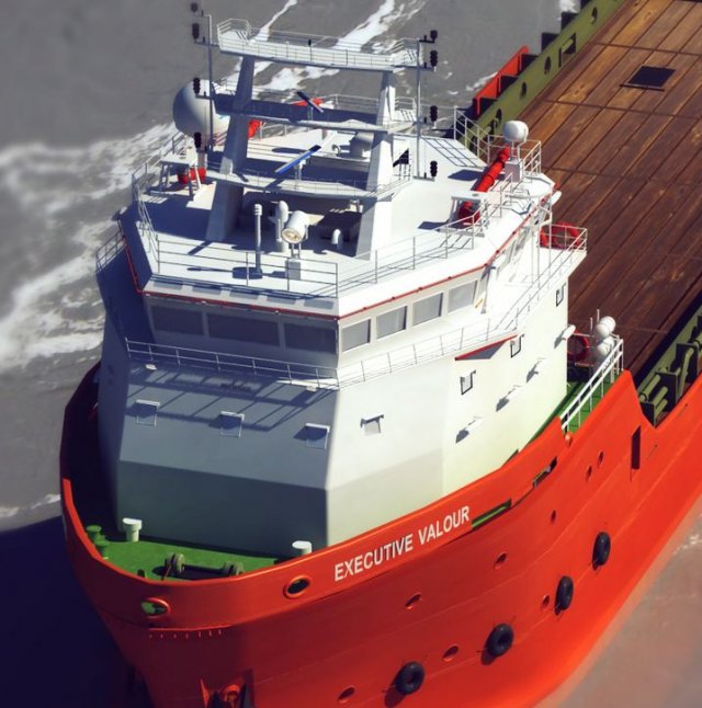 container ship 3Dモデル .c4d .max .obj .3ds .fbx .stl .blend 