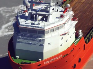 navio porta-cont&ecirc;ineres Modelo 3D