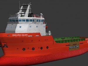 container ship 3Dモデル