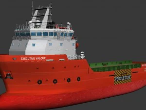 navio porta-cont&ecirc;ineres Modelo 3D