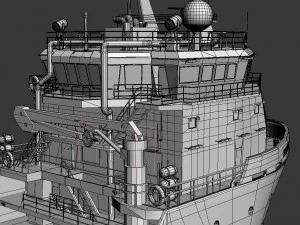 navio porta-cont&ecirc;ineres Modelo 3D