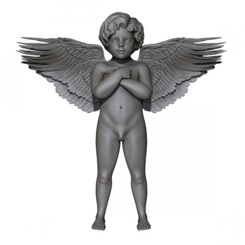 angel baby 3D Print Model .c4d .max .obj .3ds .fbx .lwo .lw .lws