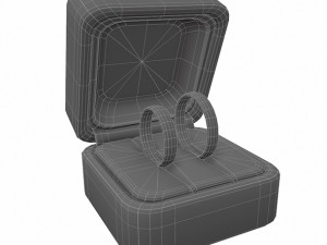 gold rings Modelo 3D