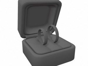 gold rings Modelo 3D