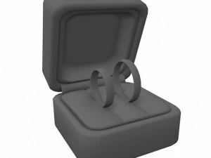 gold rings 3D Model