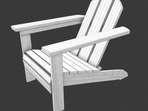 old chair for garden 3Dモデル