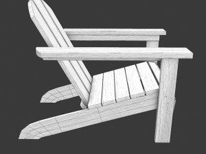 old chair for garden 3Dモデル