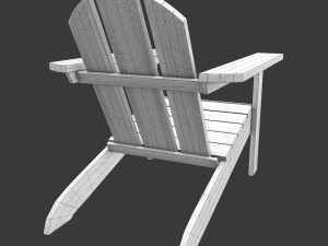 old chair for garden 3Dモデル