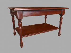 masa ahşap 3D Model