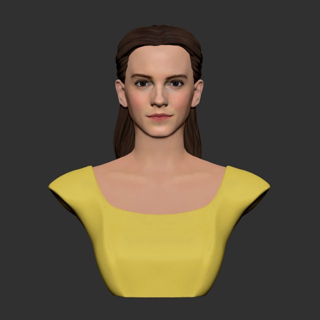 Чтобы продолжить, вы должны подтвердить, что... girl belle bust 3D Модели. 