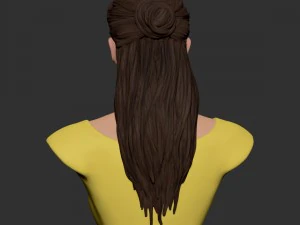 girl belle bust 3D Model