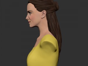 girl belle bust 3D Модель
