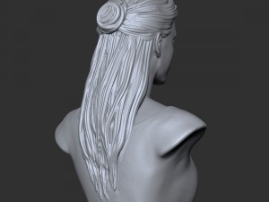 girl belle bust 3D Модель