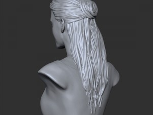 girl belle bust 3D Модель