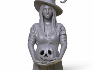 halloween girl 3D Model