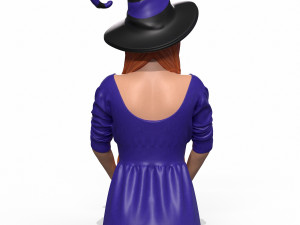 halloween girl 3D Model