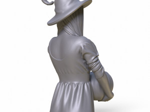 halloween girl 3D Model