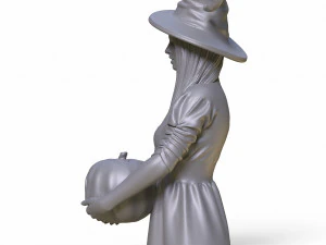 halloween girl 3D Model
