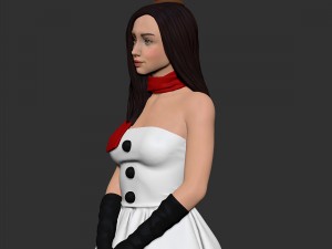 snowman cute Modello di stampa 3D