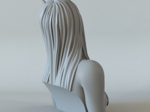 the girl with horns Modèles 3D en vedette